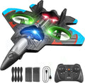 V32 Foam Remote Control Airplanes RC Planes for Kids Adults 8-16, RC Airplane Fighter Jet with Light, 360° Flip Fighter Jet Toys, Stunt Roll, Airplane Toy Gifts for Kids Boys